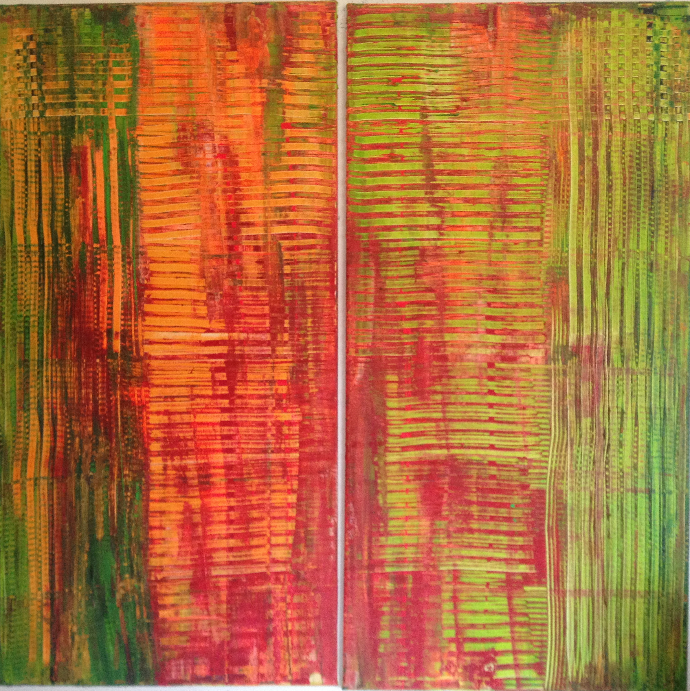 orange grün - SOLD -